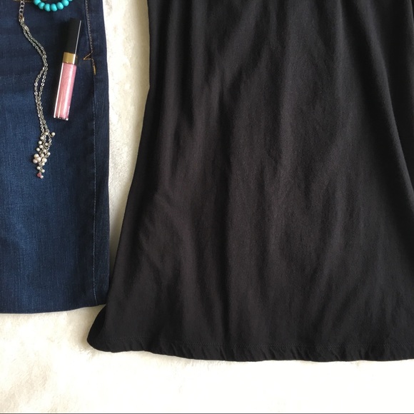 {LOVE BY DESIGN} Braided Strap + Trim Tank Black - Picture 7 of 8